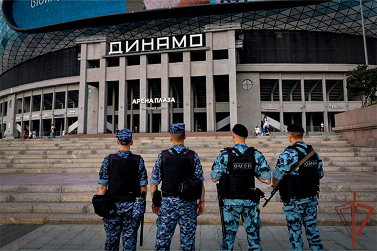 Росгвардия обеспечила безопасность матча РПЛ 