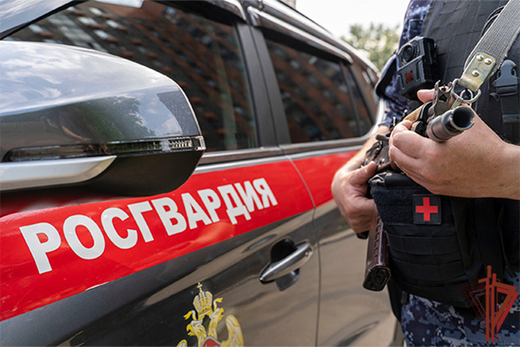 Росгвардейцы эвакуировали жильцов из горящего дома в Москве (видео)