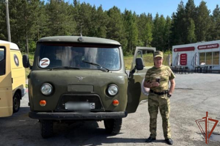 Ветераны Росгвардии из Омска доставили гуманитарную помощь в зону СВО