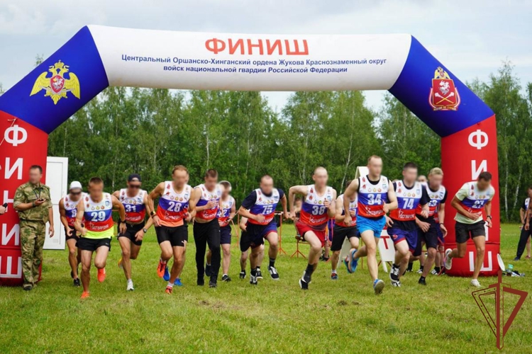 В Подмосковье состоялся чемпионат Центрального округа Росгвардии по легкоатлетическому кроссу