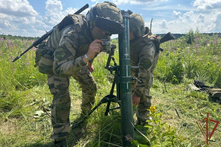 Артиллеристы Центрального округа Росгвардии провели тактическое занятие в Смоленской области