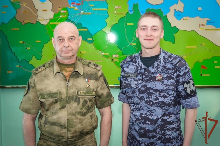 В Санкт-Петербурге наградили ведомственными наградами военнослужащих Росгвардии