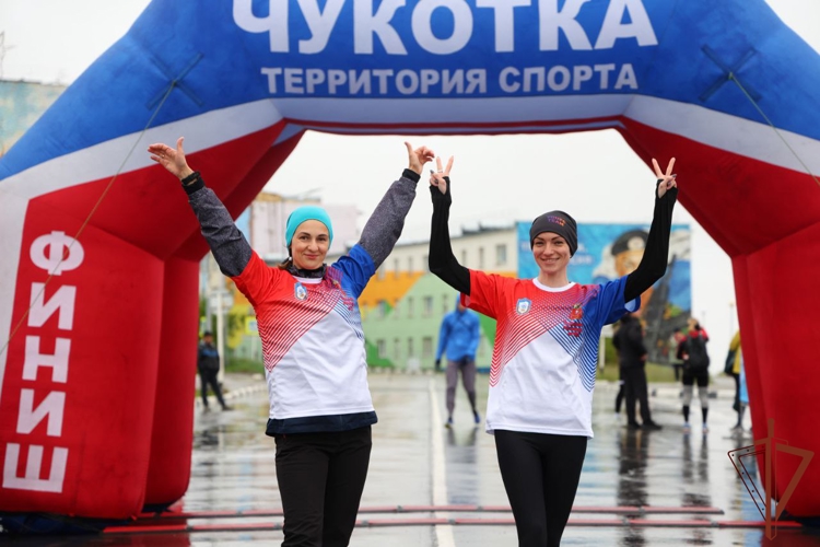 Офицер Росгвардии стала чемпионкой в легкоатлетическом фестивале «Берингов пролив» на Чукотке