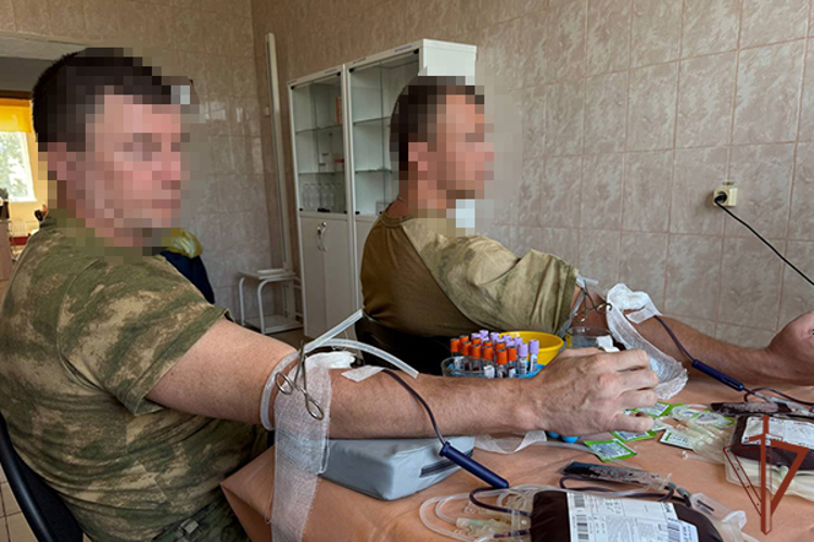 Более 30 литров донорской крови сдали росгвардейцы в рамках благотворительной акции на Ставрополье