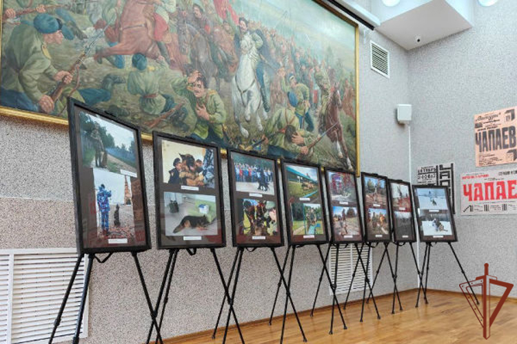 Фотовыставка о работе кинологов-росгвардейцев открылась в Чебоксарах 