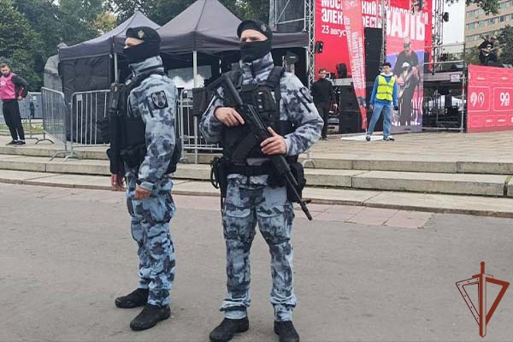 Общественный порядок и безопасность на спортивных мероприятиях  обеспечила Росгвардия в Москве 