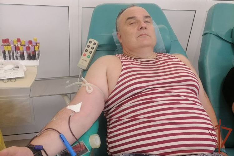 Донорскую акцию «От сердца к сердцу»  поддержали  росгвардейцы в Челябинске 