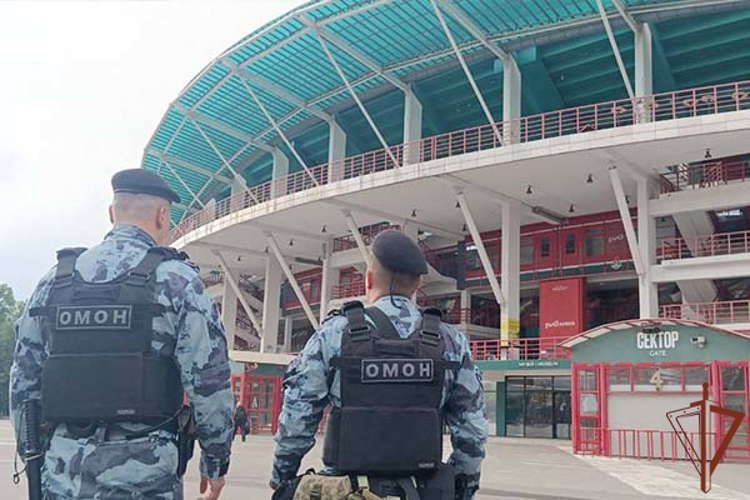 Общественный порядок и безопасность на спортивных мероприятиях  обеспечила Росгвардия в Москве 