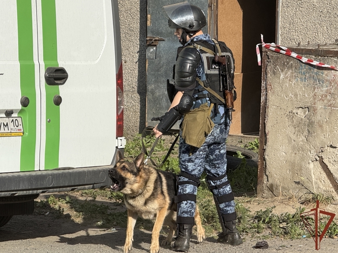 В Карелии прошло тактико-специальное учение Росгвардии (видео)
