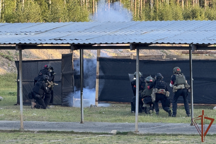 В Карелии прошло тактико-специальное учение Росгвардии (видео)