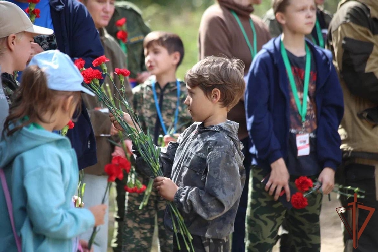 При поддержке Росгвардии состоялся патриотический сбор «Ратники Отечества. Зайцева гора – 2025»
