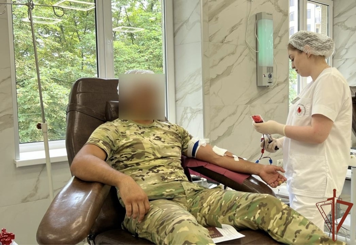Всероссийскую акцию «От сердца к сердцу» поддержали росгвардейцы из  Нальчика