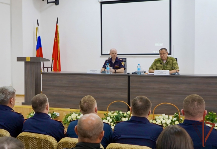 Личному составу подмосковного главка Росгвардии представили нового руководителя