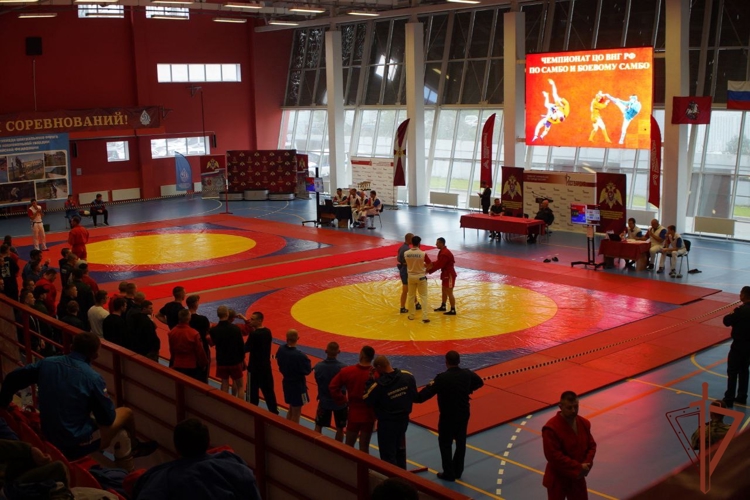 Чемпионат Центрального округа Росгвардии по самбо и боевому самбо завершился в Москве  (видео)