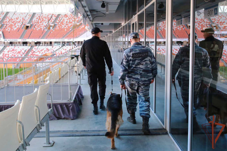 Росгвардейцы обеспечили безопасность матча РПЛ по футболу в Саранске