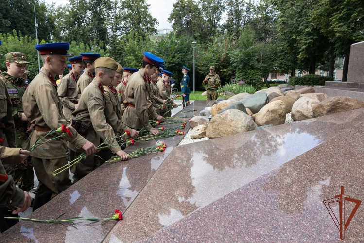 При поддержке Росгвардии стартовал патриотический сбор «Ратники Отечества. Зайцева гора – 2025» 