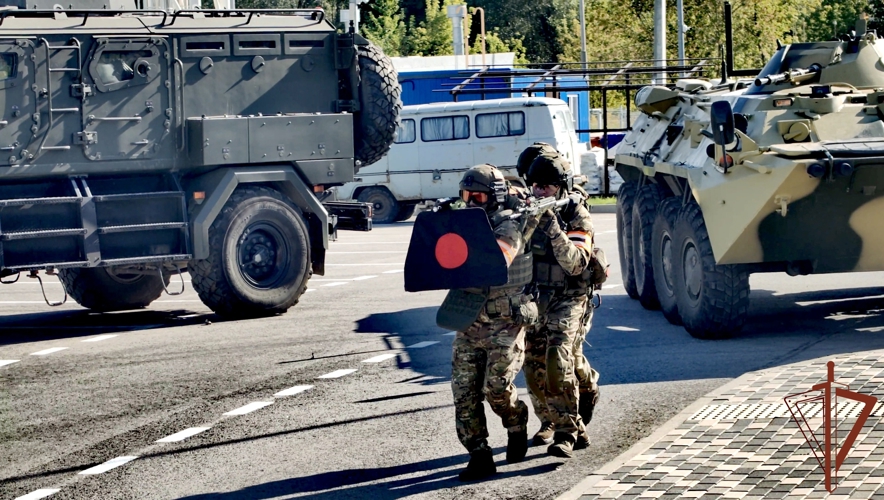 В Туле Росгвардия приняла участие в антитеррористическом учении