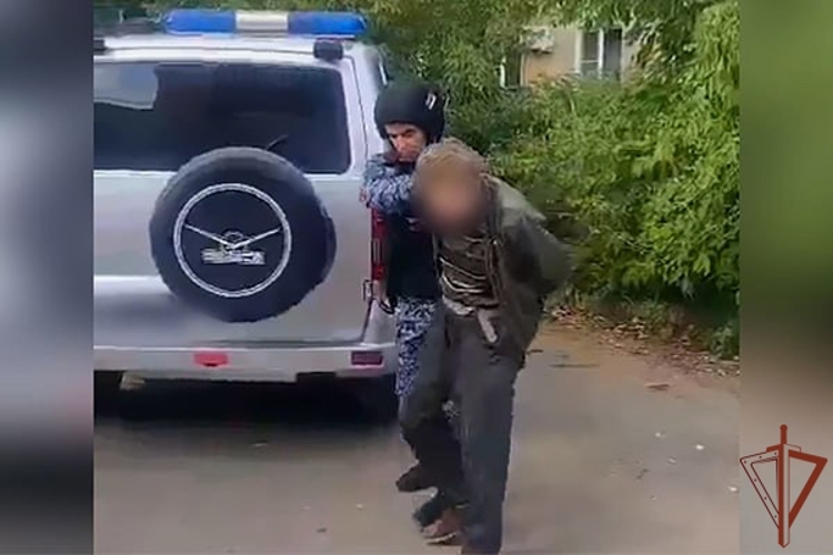 В Подмосковье сотрудники Росгвардии задержали подозреваемого в убийстве (видео)