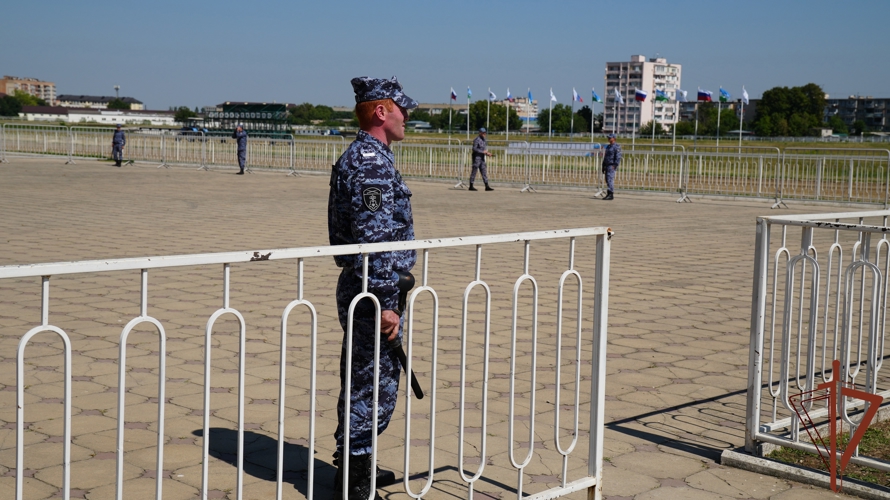 Сотрудники Росгвардии обеспечили безопасность конно-спортивных соревнований в Нальчике