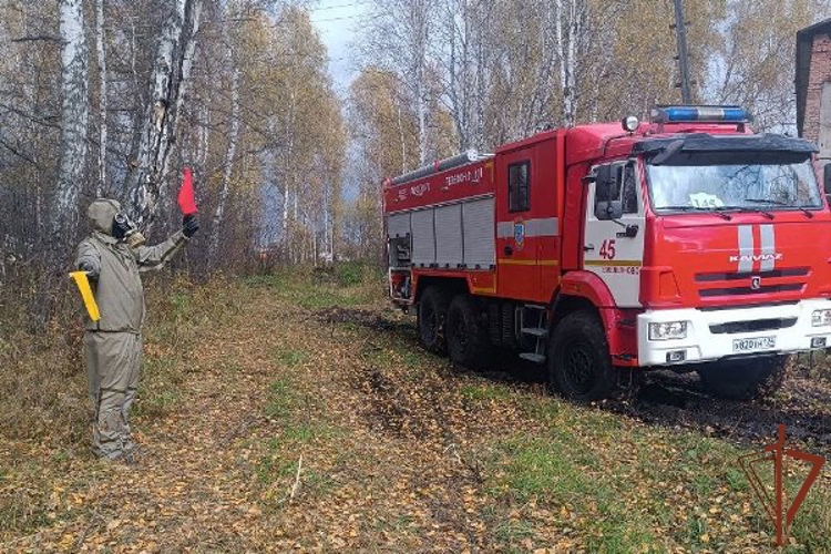 В Красноярском крае завершился полевой выход подразделений радиационной, химической и биологической защиты Росгвардии