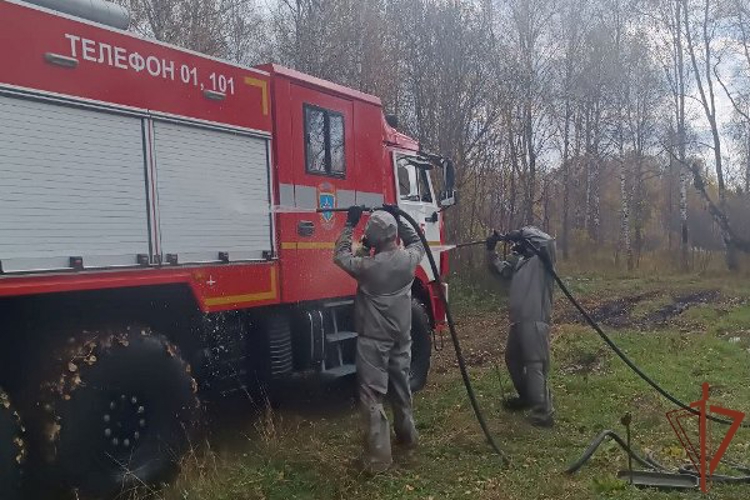 В Красноярском крае завершился полевой выход подразделений радиационной, химической и биологической защиты Росгвардии