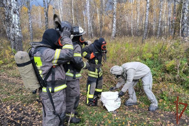 В Красноярском крае завершился полевой выход подразделений радиационной, химической и биологической защиты Росгвардии