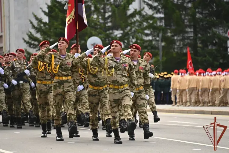 На Дальнем Востоке росгвардейцы приняли участие в мероприятиях, посвященных окончанию Второй мировой войны 