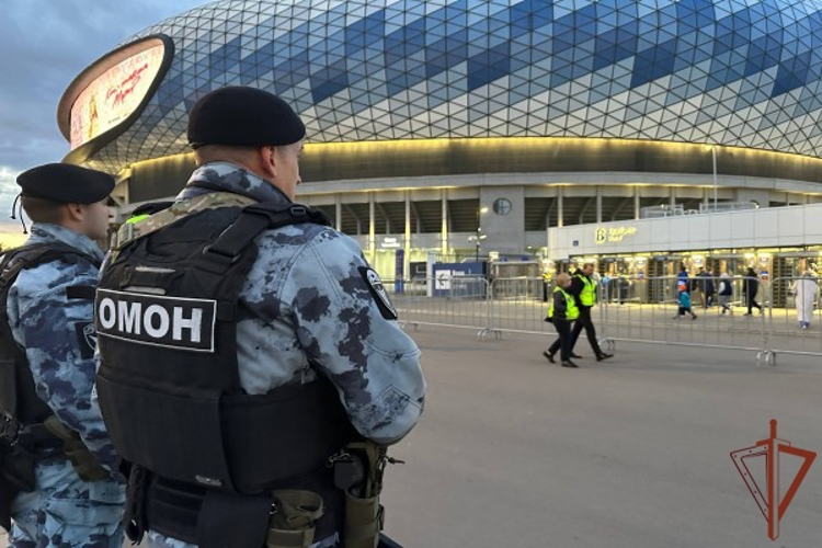 Росгвардия обеспечила безопасность матча КХЛ