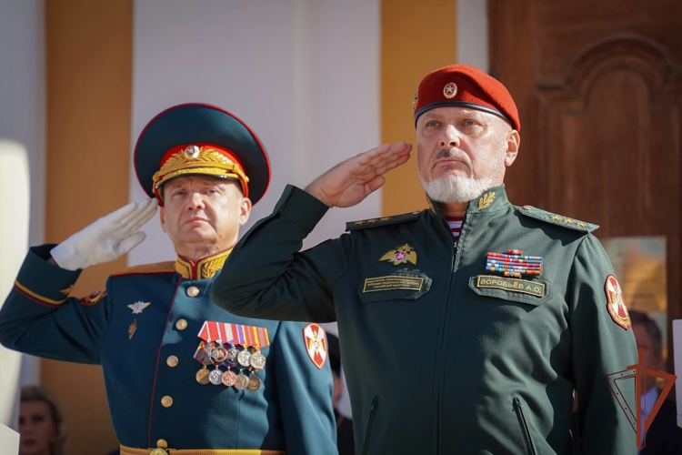 Генерал-полковник Алексей Воробьёв поздравил первокурсников Военной академии Росгвардии с принятием Военной присяги (видео)