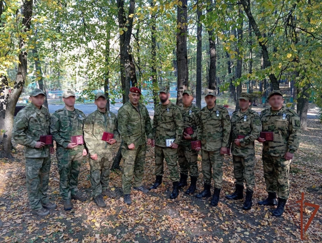Командир «стальной» бригады Росгвардии вручил боевые награды военнослужащим соединения