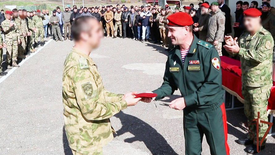 Испытания на право ношения крапового берета прошли в Северо-Кавказском округе Росгвардии