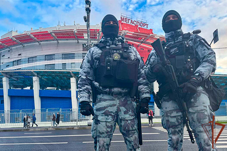 Безопасность хоккейных матчей в Москве обеспечили сотрудники и военнослужащие Росгвардии