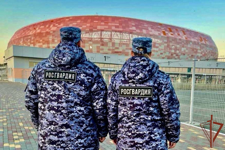 Росгвардейцы обеспечили безопасность футбольного матча в Саранске