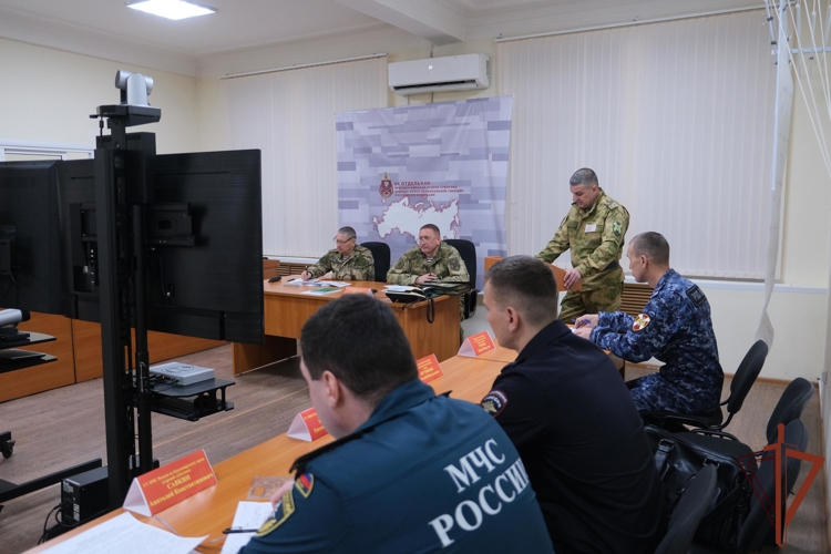 В Красноярске Росгвардия провела межведомственное командно-штабное учение