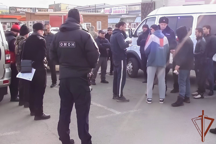 Миграционные рейды в регионах Сибири прошли при содействии ОМОН Росгвардии