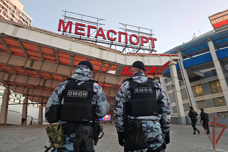 Росгвардия обеспечила правопорядок на матче КХЛ  в Москве 