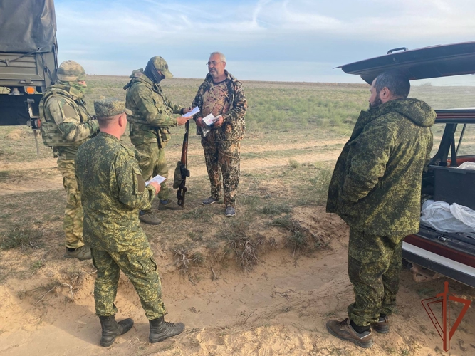 Росгвардейцы и пограничники провели комплекс специальных мероприятий на российско-казахстанской границе