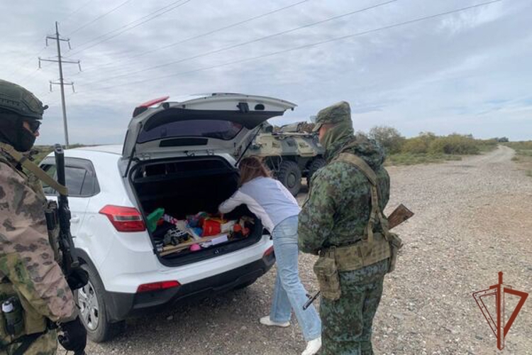 Росгвардейцы и пограничники провели комплекс специальных мероприятий на российско-казахстанской границе