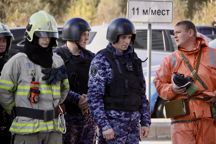 Во всероссийской штабной тренировке по гражданской обороне в Новгородской области приняли участие подразделения Росгвардии 