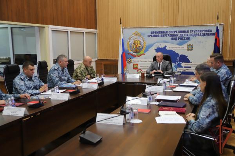 Командующий ОГВ(с) принял участие в подведении итогов оперативно-служебной деятельности ВОГОиП МВД России за 9 месяцев 2025 года