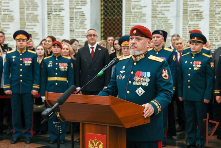 Генерал-полковник Алексей Воробьев поздравил воспитанников МПКУ им. М.А.Шолохова Росгвардии с принятием клятвы кадета