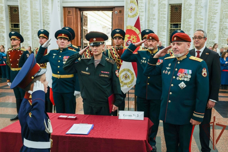 Генерал-полковник Алексей Воробьев поздравил воспитанников МПКУ им. М.А.Шолохова Росгвардии с принятием клятвы кадета