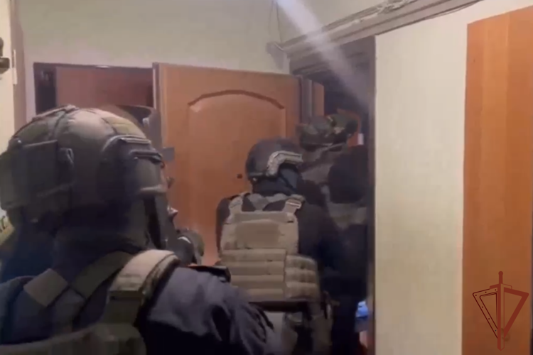 В Подмосковье при силовой поддержке спецназа Росгвардии задержаны подозреваемые в разбое с многомиллионным ущербом (видео)