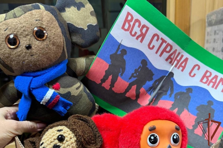 Росгвардейцы из Томской области приняли участие в отправке гуманитарной помощи в зону СВО