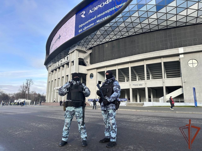 В Москве Росгвардия обеспечила безопасность спортивных мероприятий
