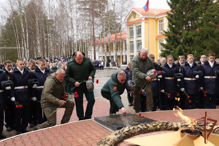 Воспитанники училища Росгвардии дали торжественную клятву кадета
