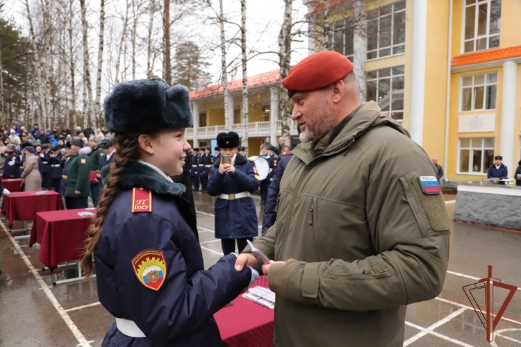 Воспитанники училища Росгвардии дали торжественную клятву кадета
