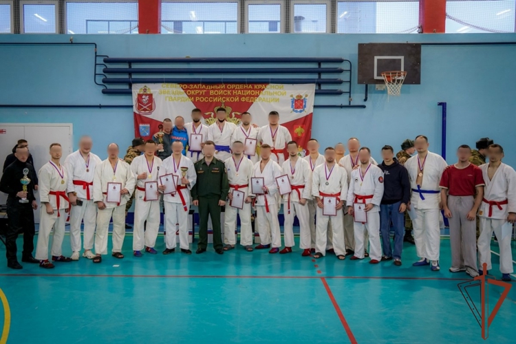 Чемпионат Северо-Западного округа Росгвардии по рукопашному бою состоялся в Санкт-Петербурге