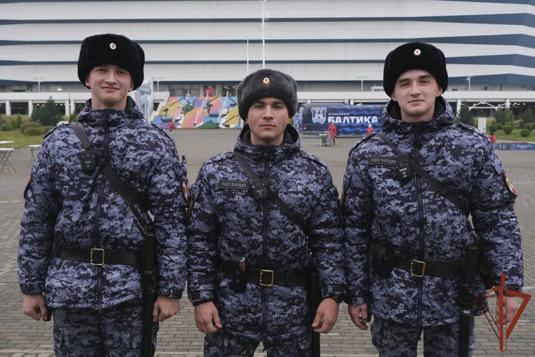  Безопасность матча Кубка России по футболу обеспечили росгвардейцы в Калининграде