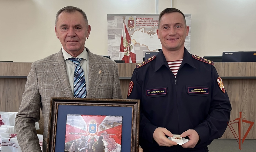 Ветеранов ведомства поздравили в Южном округе Росгвардии